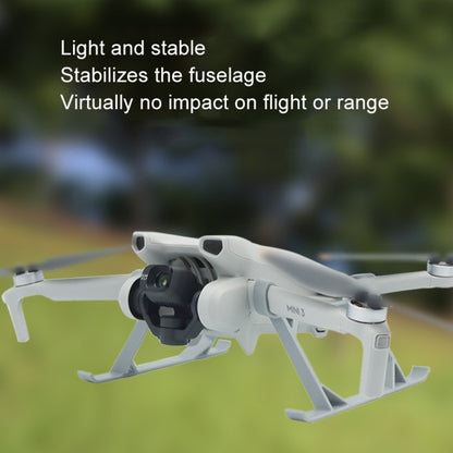 For DJI Mini 3 / Mini 3 Pro 1pair Height Increase Kickstand Landing Gear Propeller Protective Cover by buy2fix