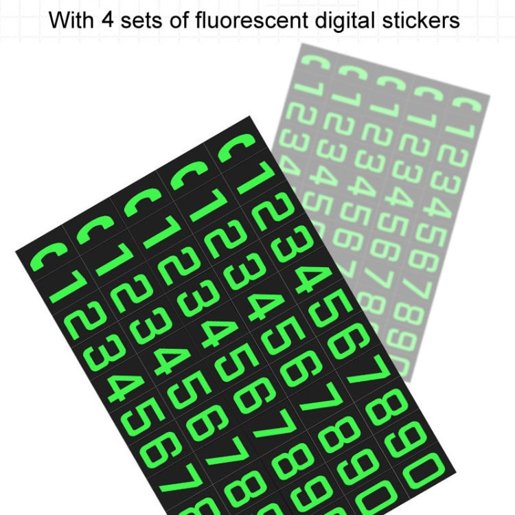 Automobile Temporary Parking License Plate Move Car Phone Number Cards(Black) by buy2fix