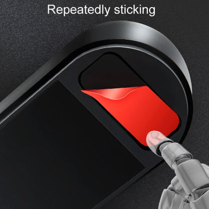 Automobile Temporary Parking License Plate Move Car Phone Number Cards(Black) by buy2fix