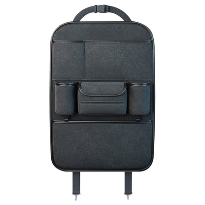 Multifunction Car Seat Back Storage Bag Seat Back Pocket Car Utility Storage Hanging Bag(Black) by buy2fix