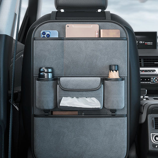 Multifunction Car Seat Back Storage Bag Seat Back Pocket Car Utility Storage Hanging Bag(Gray) by buy2fix