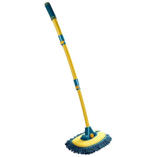 Curved Rod Car Wash Mop Retractable Cleaning Tool No Harm Car Special Soft Brush(Lake Green) - Car washing supplies by buy2fix | Online Shopping UK | buy2fix
