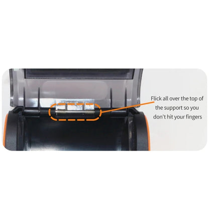 58mm Portable Logistics Takeaway Receipt Bluetooth Thermal Printer(EU Plug) - Receipt Printers by buy2fix | Online Shopping UK | buy2fix