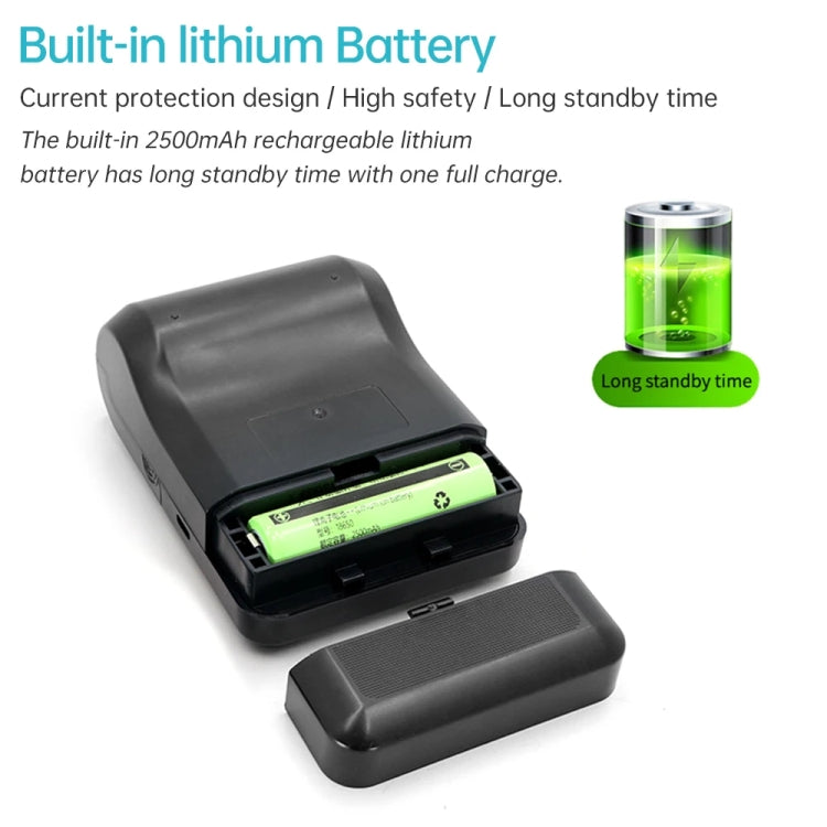 58mm Portable USB Charging Home Phone Bluetooth Thermal Printer(EU Plug) - Receipt Printers by buy2fix | Online Shopping UK | buy2fix