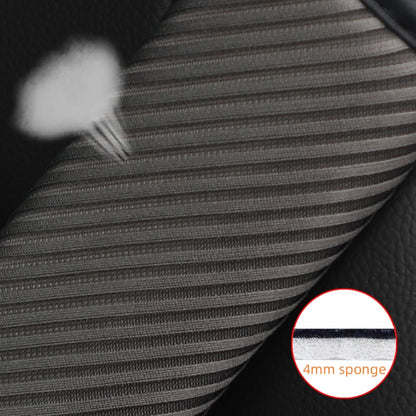 3D Striped Mesh Car Seat Belt Cover Shoulder Pads(Gray) - Seat Belts & Padding by buy2fix | Online Shopping UK | buy2fix