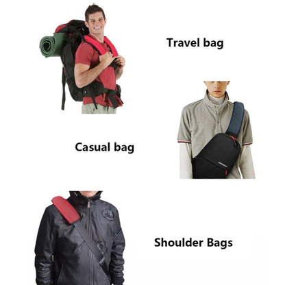 Skin Feeling Car Leather Seat Belt Cover Shoulder Pads 6.5x23cm(Gray) by buy2fix