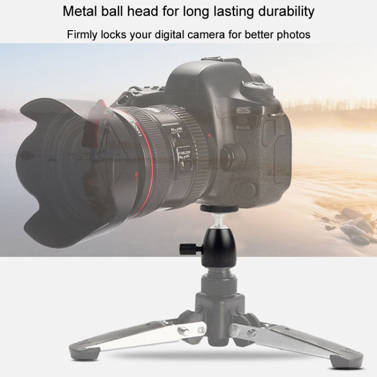 Q39 360 Degree Rotating Ball Tripod Projector Shooting Heads Accessories Cell Phone DSLR Camera Heads(1/4 Thread) by buy2fix