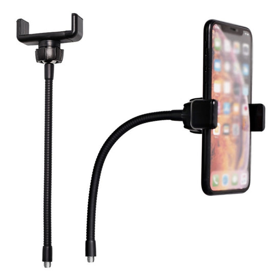 Live Beauty Ring Light Phone Clip 360 Rotating Heads Hose Clamp Stand(Black) - Stand by buy2fix | Online Shopping UK | buy2fix