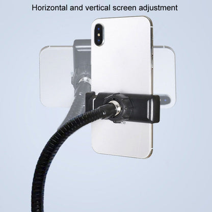 Live Beauty Ring Light Phone Clip 360 Rotating Heads Hose Clamp Stand(Black) by buy2fix