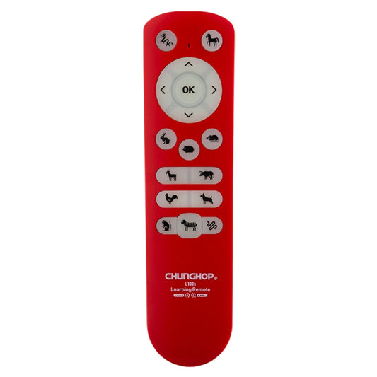 CHUNGHOP Twelve Zodiac Animal Button Multi-Function 17-Button Remote Control(Red) - Universal by buy2fix | Online Shopping UK | buy2fix