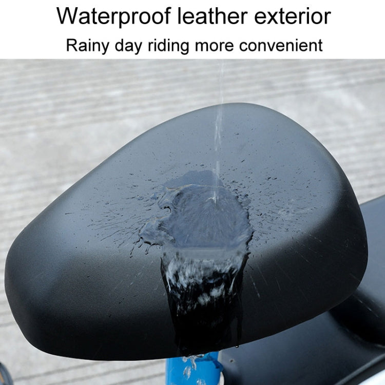 Electronic Bicycle Thickened Leather Heat Insulation Waterproof Universal Seat Cushion Covers, For: Front Seat - Seat Covers by buy2fix | Online Shopping UK | buy2fix