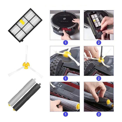 11pcs /Set Filter Sweeper Accessories For iRobot Roomba 800 & 900 Series - For iRobot Accessories by buy2fix | Online Shopping UK | buy2fix