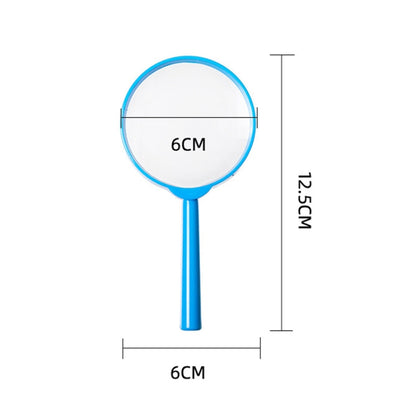 4pcs Children Color Magnifier 60mm Handheld Plastic Magnifying Glass, Color Random Delivery - Hand Held Style by buy2fix | Online Shopping UK | buy2fix