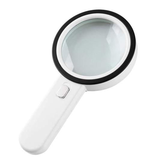 125mm 13 Lights 30X Magnifier With Violet Light Students Elderly Reading Maintenance Magnifying Glass - Hand Held Style by buy2fix | Online Shopping UK | buy2fix