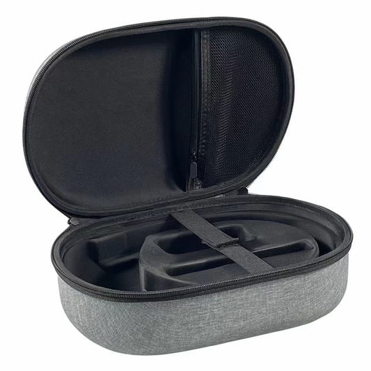 For Apple Vision Pro Head Wearing VR Glasses Storage Portable Bag Travel VR Protective Hard Case(Gray) - VR Accessories by buy2fix | Online Shopping UK | buy2fix