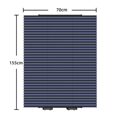 70 x 155cm Car Front Gear Auto Retractable Sunshade Household Pleated Window Covering by buy2fix