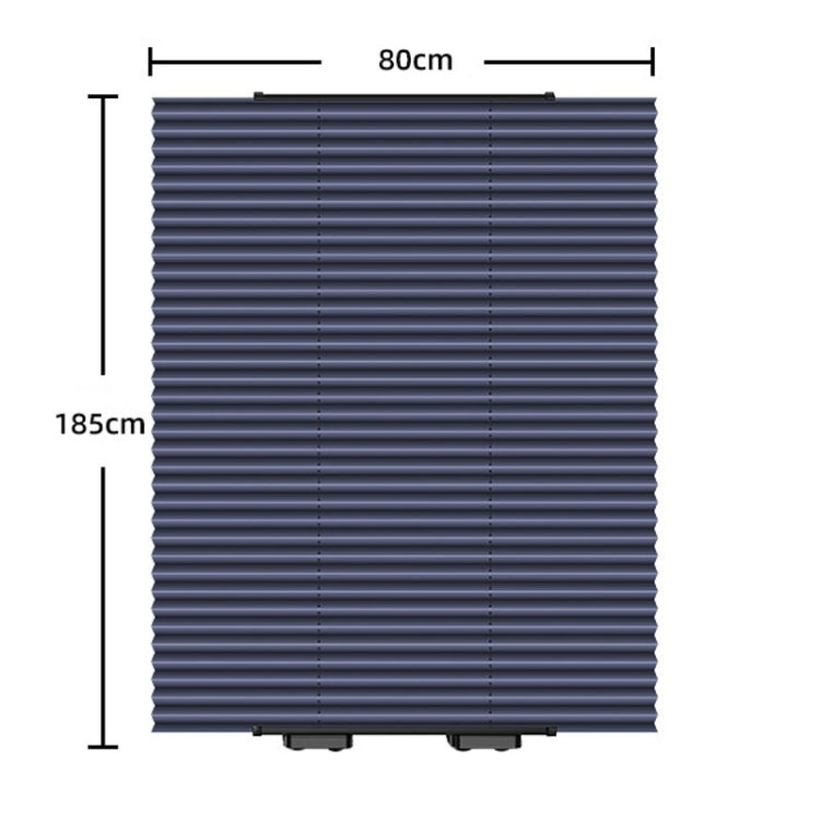 80 x 185cm Car Front Gear Auto Retractable Sunshade Household Pleated Window Covering by buy2fix