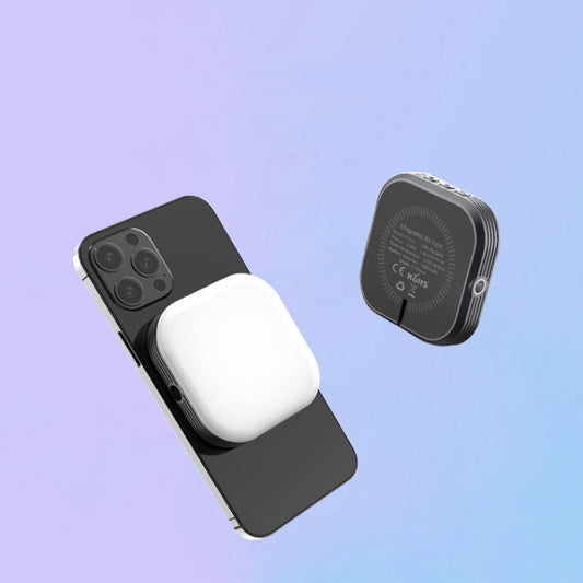 Mini Magnetic Fill Light Rechargeable Tri-Color Temperature Selfie Light - Selfie Light by buy2fix | Online Shopping UK | buy2fix