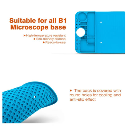 20x26cm Mobile Phone Repair Microscope Silicone Insulation Work Mat - Working Mat by buy2fix | Online Shopping UK | buy2fix