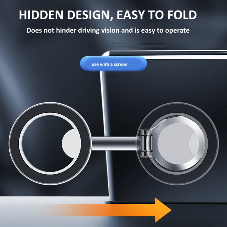 Zinc Alloy Car Screen Magnetic Mobile Phone Holder(Silver) by buy2fix