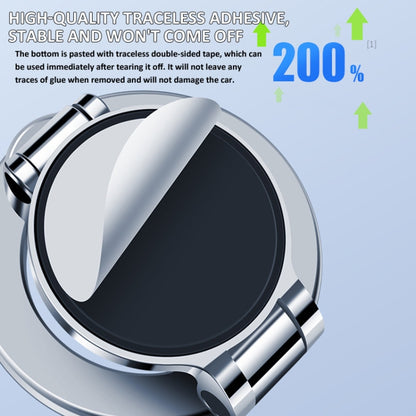 Zinc Alloy Car Screen Magnetic Mobile Phone Holder(Silver) by buy2fix