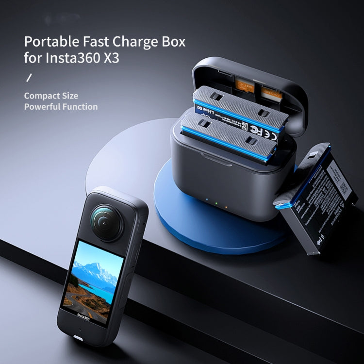 For Insta360 X3 aMagisn Battery Fast Charging Box by aMagisn