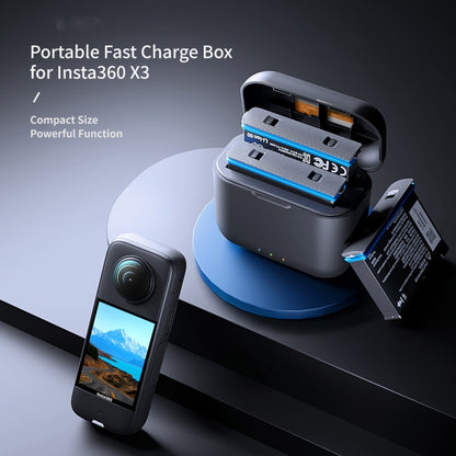 For Insta360 X3 aMagisn Battery Fast Charging Box by aMagisn