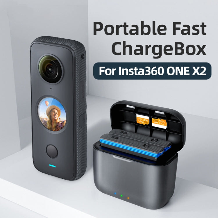 For Insta360 ONE X2 aMagisn Battery Fast Charging Box by aMagisn