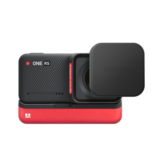 For Insta360 One RS 4K aMagisn Wide Angle Enhancement Lens Silicone Protection Case Lens Cover by aMagisn