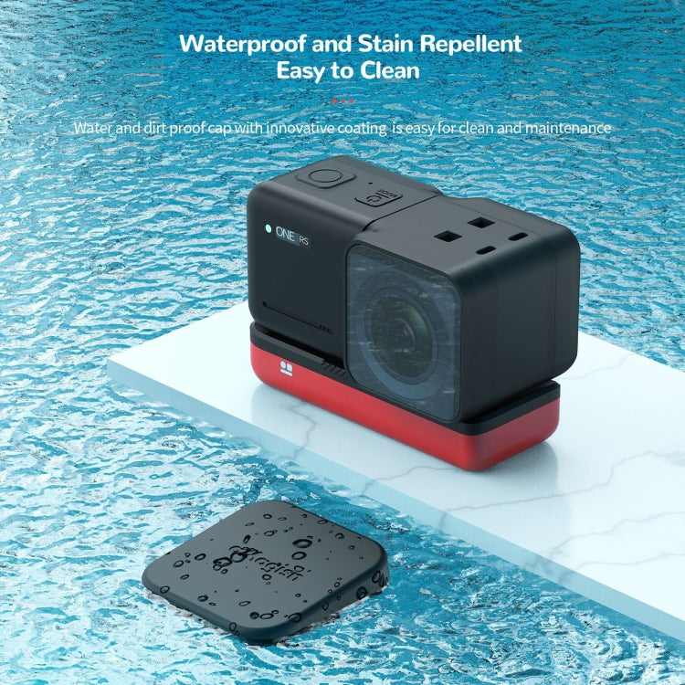 For Insta360 One RS 4K aMagisn Wide Angle Enhancement Lens Silicone Protection Case Lens Cover by aMagisn