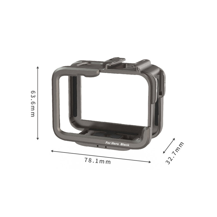 For GoPro HERO11 Black /10 Black /9 Black aMagisn Ultra-Light Metal Rabbit Cage Protection Border by aMagisn