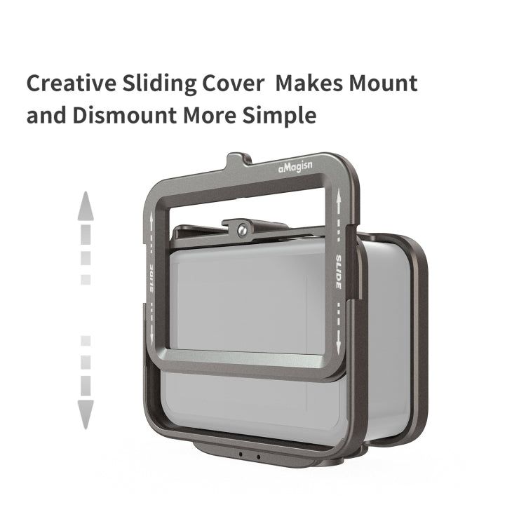 For GoPro HERO11 Black /10 Black /9 Black aMagisn Ultra-Light Metal Rabbit Cage Protection Border by aMagisn