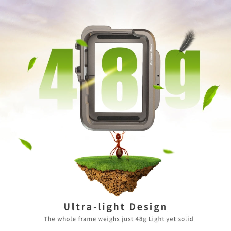 For GoPro HERO11 Black /10 Black /9 Black aMagisn Ultra-Light Metal Rabbit Cage Protection Border by aMagisn