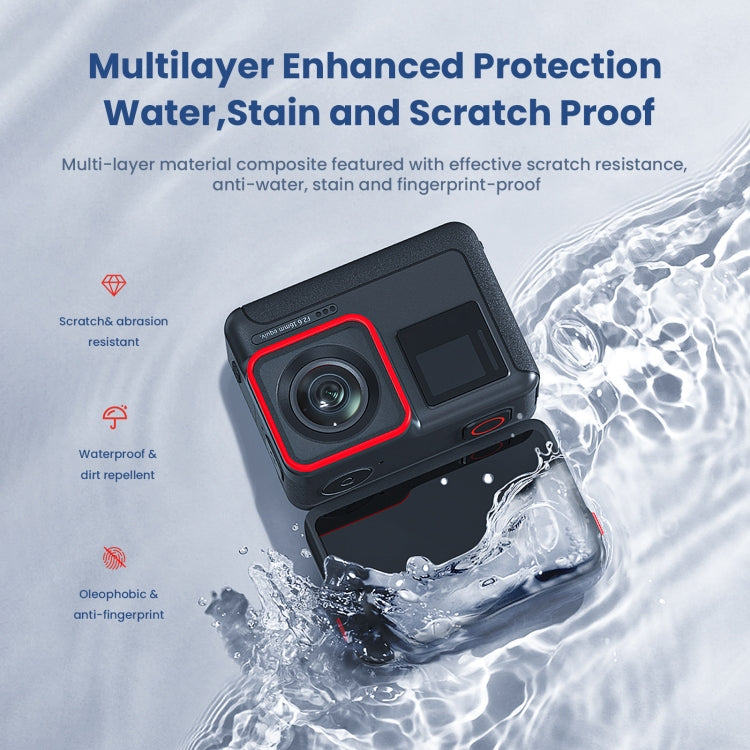 3 In 1 For Insta360 ACE aMagisn Tempered Film Protective Stickers Sports Camera Accessories by aMagisn