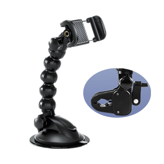 Car Snake-shaped Live Shooting Holder Mobile Phone Holder(2 in 1) by buy2fix