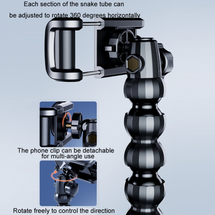 Car Snake-shaped Live Shooting Holder Mobile Phone Holder(2 in 1) by buy2fix