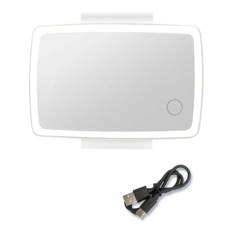 Car Sun Visor LED Light Cosmetic Mirror(White) by buy2fix
