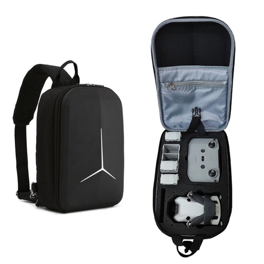 For DJI Mini 4 Pro Drone Chest Bag Backpack Crossbody Bag Storage Box(Black) by buy2fix