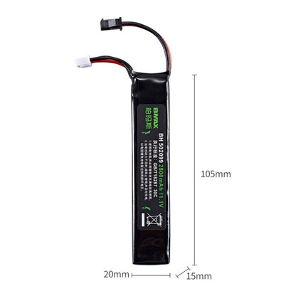 BMAX 11.1V High Rate 30C Discharge Water Marble Rifle Rechargeable Li-Ion Battery, Plug: XT30 - Li-ion Batteries by buy2fix | Online Shopping UK | buy2fix
