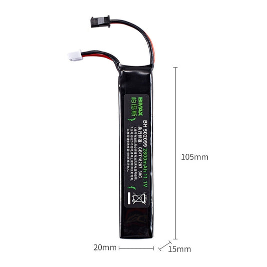 BMAX 11.1V High Rate 30C Discharge Water Marble Rifle Rechargeable Li-Ion Battery, Plug: XT30 - Li-ion Batteries by buy2fix | Online Shopping UK | buy2fix