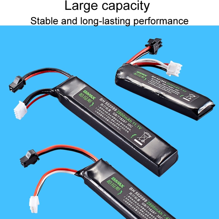BMAX 11.1V High Rate 30C Discharge Water Marble Rifle Rechargeable Li-Ion Battery, Plug: XT30 - Li-ion Batteries by buy2fix | Online Shopping UK | buy2fix