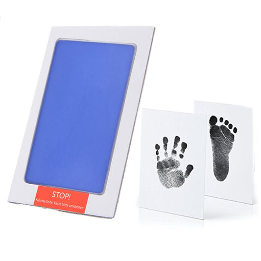 Non-Toxic Baby Handprint Footprint Imprint Souvenirs Infant Clay Toy Gifts(Sky blue) - Baby Souvenirs by buy2fix | Online Shopping UK | buy2fix