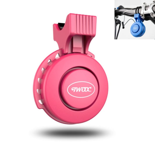 Twooc T-002 120dB Bicycle Scooter Accessories Equipped Electric Bell USB Charging Horn(Pink) - Accessories & Parts by Twooc | Online Shopping UK | buy2fix