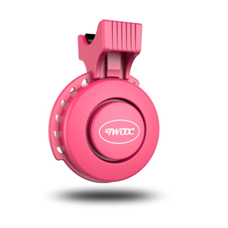 Twooc T-002 120dB Bicycle Scooter Accessories Equipped Electric Bell USB Charging Horn(Pink) - Accessories & Parts by Twooc | Online Shopping UK | buy2fix