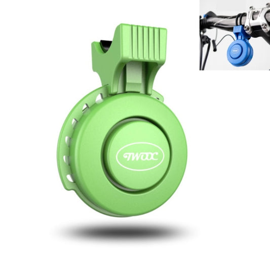 Twooc T-002 120dB Bicycle Scooter Accessories Equipped Electric Bell USB Charging Horn(Green) - Accessories & Parts by Twooc | Online Shopping UK | buy2fix