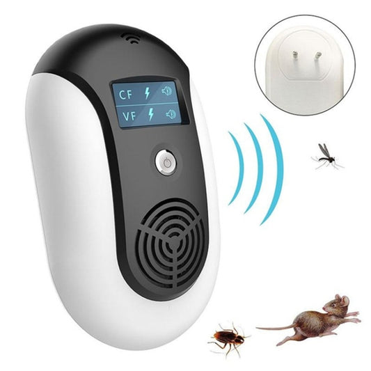 Electronic Pest Control Ultrasonic Pest Repeller(Black) - Repellents by buy2fix | Online Shopping UK | buy2fix
