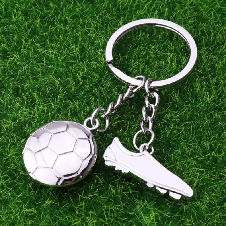 2 PCS Creative Football Gift Pendant Metal Football Shoe Keychain, Style:Football Shoes 306 by buy2fix