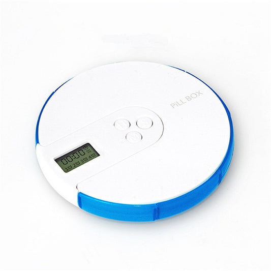 One Week Portable Timing Smart Pill Boxes Elder Reminding Electronic Medicine Box(Blue) - Pill Boxes by buy2fix | Online Shopping UK | buy2fix