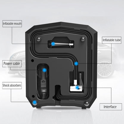 DC 12V 120W 150 PSI Car Air Compressor Inflatable Air Pump with Digital Display Auto Shut Off Gauge - Inflatable Pump by buy2fix | Online Shopping UK | buy2fix
