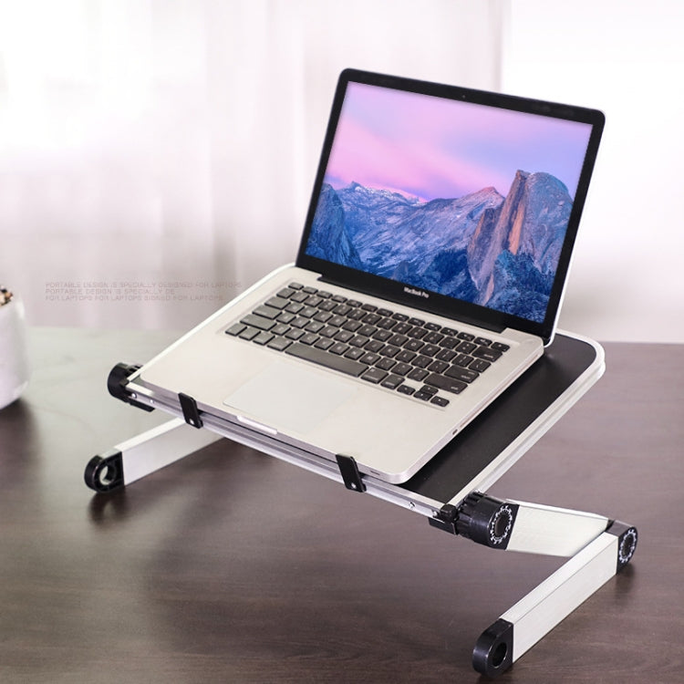 Universal 360 Degree Adjustment Folding Aluminum Alloy Laptop Stand(Black) by buy2fix